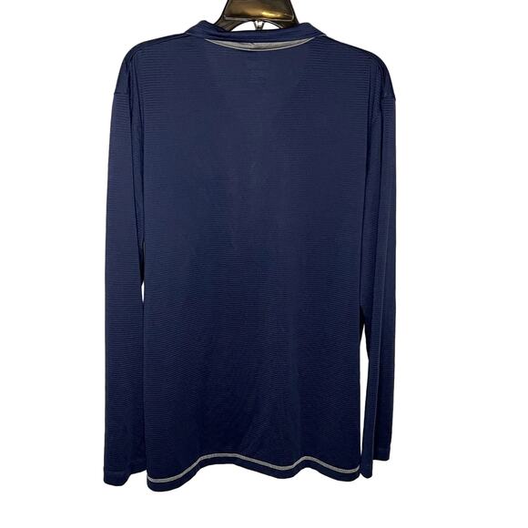 New England Patriots NFL Team Apparel Quarter Zip Pullover Sweatshirt Size XL - Picture 3 of 5